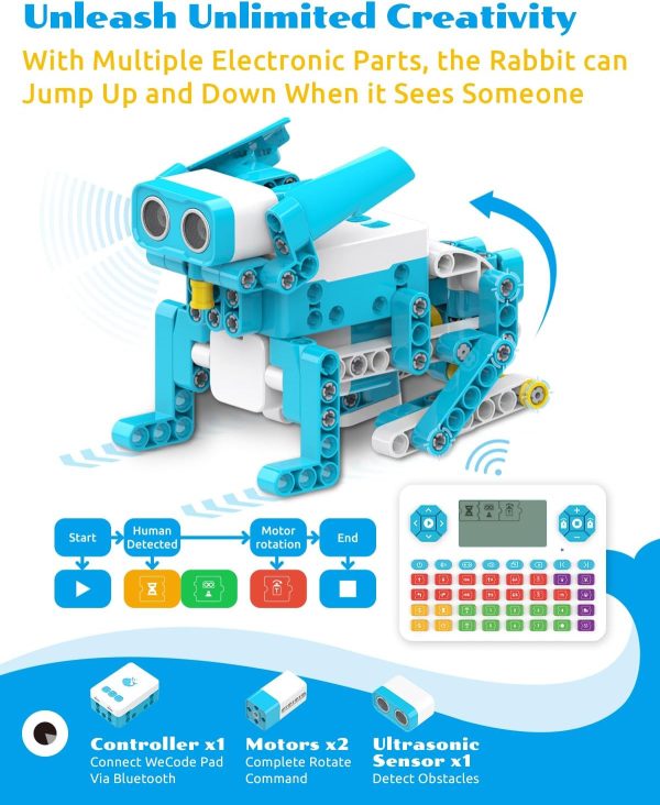 WhalesBot D3 Pro STEM Wecode Pad Robot Kit - Image 4