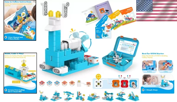 Whalesbot A3 Coding Robot: 12-in-1 Building Set - Image 2