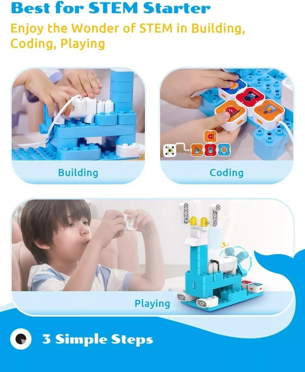 Whalesbot A3 Coding Robot: 12-in-1 Building Set - Image 3