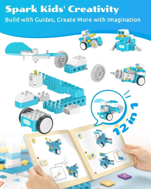 WhalesBot C3 Pro 12-in-1 Coding Robot Kit - Image 5