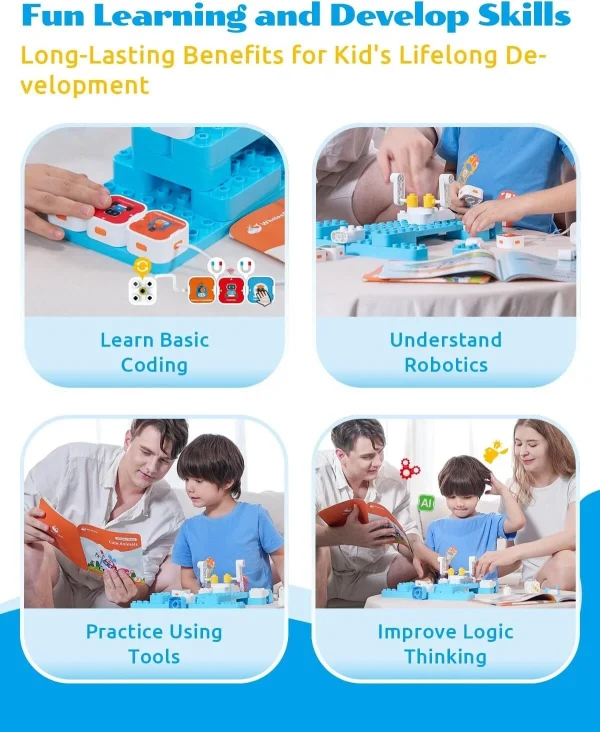Whalesbot A3 Coding Robot: 12-in-1 Building Set - Image 7