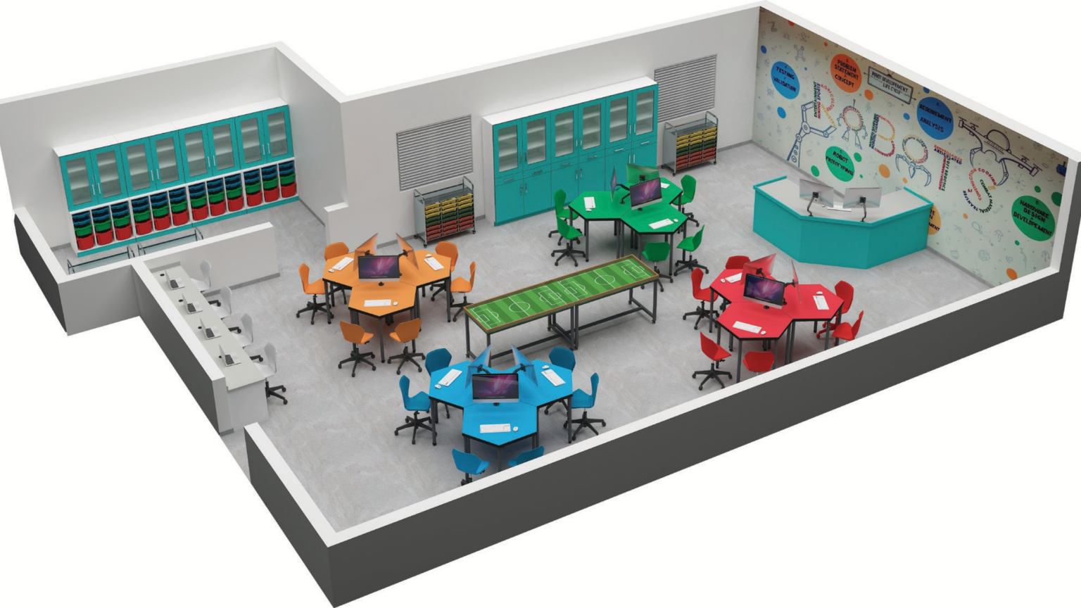 EduStream STEAM learning environment design for a UAE school