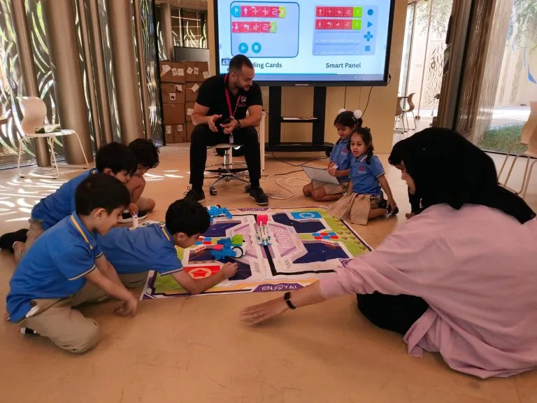 Students taking part in a practical EduStream workshop activity