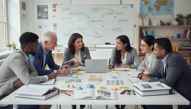 Teachers in technical onboarding and equipment training